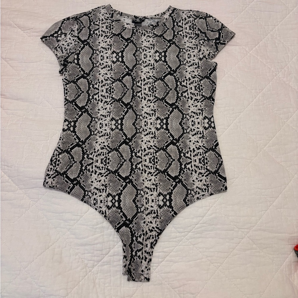 Rue 21 snake skin body suit